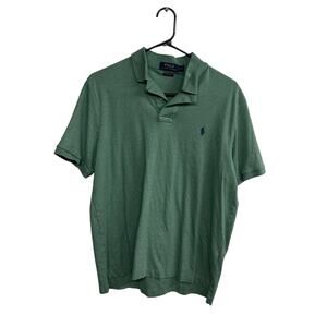 Quiet Luxury Polo Shirt Ralph Lauren Green Classic Fit Men’s Medium